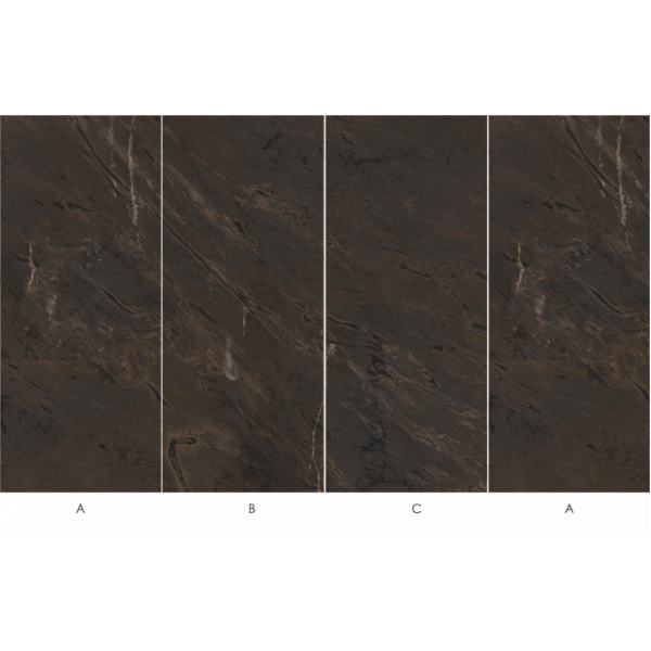Стеновая панель CROWN Широкоформатная 80023P Мрамор Эмперадор Дарк - 2800-1220-5 мм
