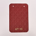 Стеновая панель CROWN 67-15 Кожа Карминовая - 2800-1220-5 мм