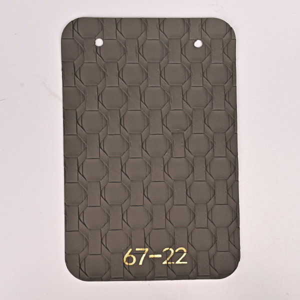 Стеновая панель CROWN 67-22 Кожа Дымчатый Гранит - 2800-1220-5 мм