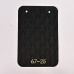 Стеновая панель CROWN 67-25 Кожа Чёрный Обсидиан - 2800-1220-5 мм