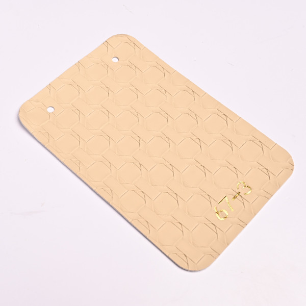 Стеновая панель CROWN 67-3 Кожа Сливочная - 2800-1220-5 мм