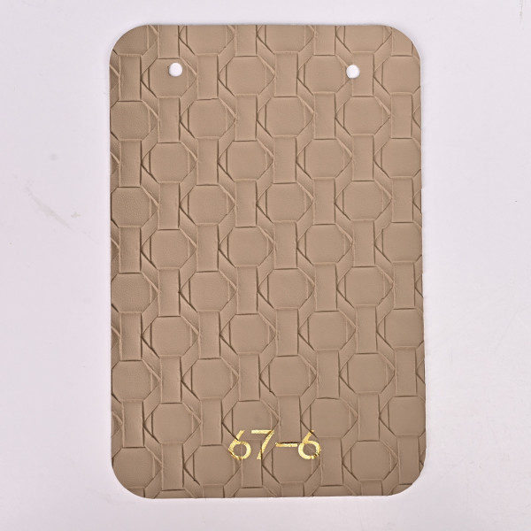 Стеновая панель CROWN 67-6 Кожа Бежевая - 2800-1220-5 мм