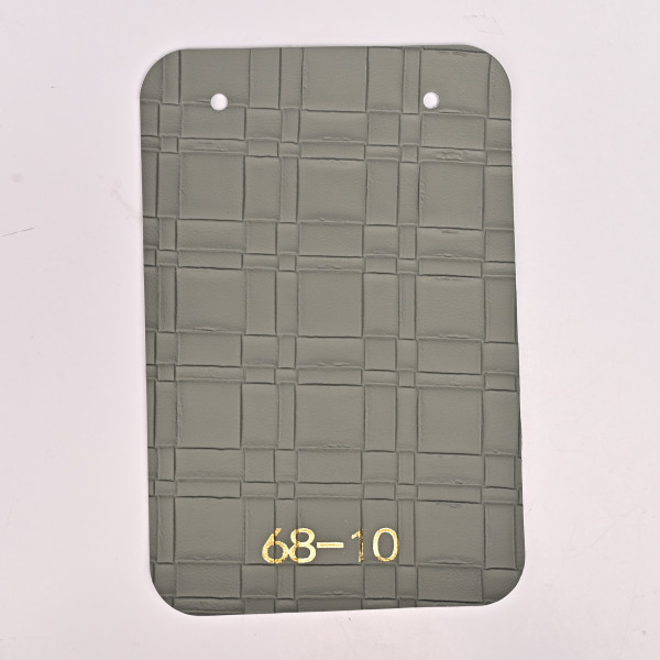 Стеновая панель CROWN 68-10 Кожа Космический Чёрный - 2800-1220-5 мм