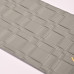 Стеновая панель CROWN 68-10 Кожа Космический Чёрный - 2800-1220-5 мм