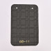 Стеновая панель CROWN 68-11 Кожа Вулканический Графит - 2800-1220-5 мм