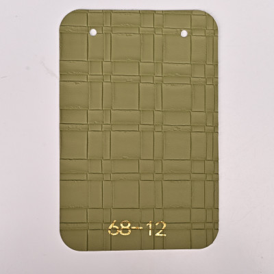 Стеновая панель CROWN 68-12 Кожа Оливковая - 2800-1220-5 мм