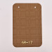 Стеновая панель CROWN 68-17 Кожа Песочная - 2800-1220-5 мм