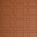 Стеновая панель CROWN 68-19 Кожа Янтарная - 2800-1220-5 мм