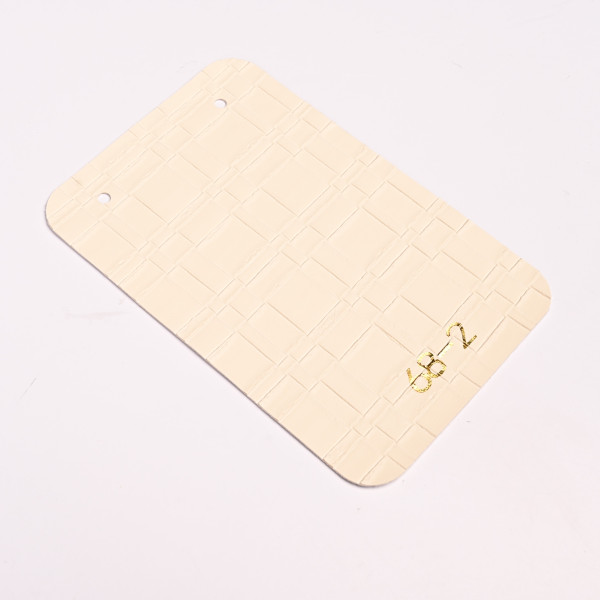 Стеновая панель CROWN 68-2 Кожа Белый Фарфор - 2800-1220-5 мм