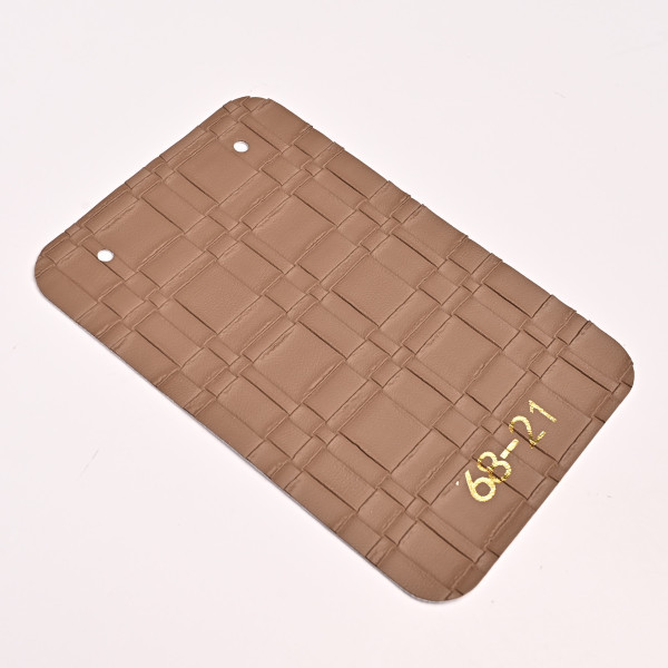 Стеновая панель CROWN 68-21 Кожа Ореховый Тауп - 2800-1220-5 мм