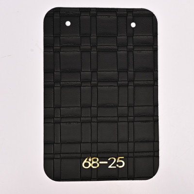Стеновая панель CROWN 68-25 Кожа Чёрный Обсидиан - 2800-1220-5 мм