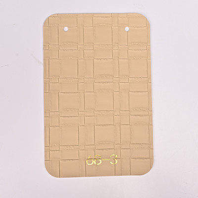 Стеновая панель CROWN 68-3 Кожа Сливочная - 2800-1220-5 мм
