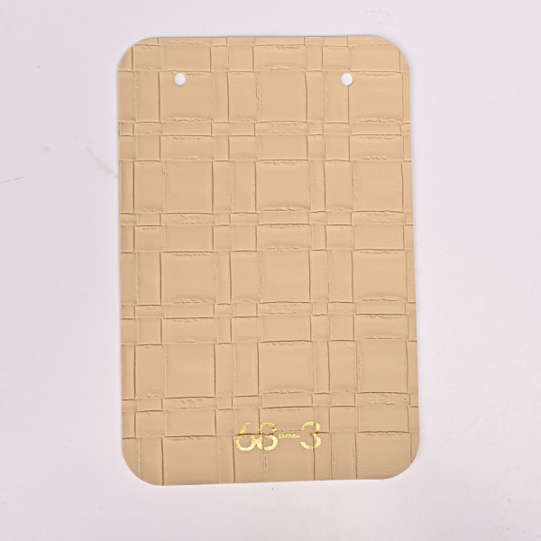 Стеновая панель CROWN 68-3 Кожа Сливочная - 2800-1220-5 мм
