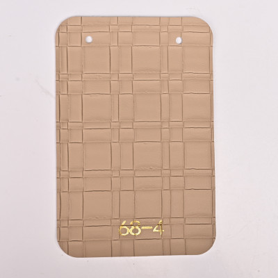 Стеновая панель CROWN 68-4 Кожа Кремовая - 2800-1220-5 мм