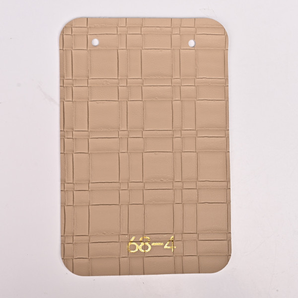 Стеновая панель CROWN 68-4 Кожа Кремовая - 2800-1220-5 мм