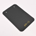 Стеновая панель CROWN 69-10 Кожа Космический Чёрный - 2800-1220-5 мм
