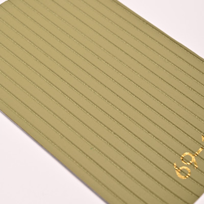 Стеновая панель CROWN 69-12 Кожа Оливковая - 2800-1220-5 мм