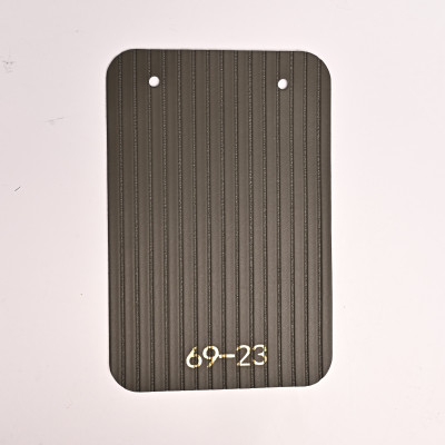 Стеновая панель CROWN 69-23 Кожа Графитовый Камень - 2800-1220-5 мм