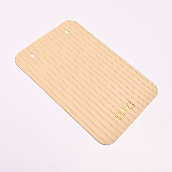 Стеновая панель CROWN 69-3 Кожа Сливочная - 2800-1220-5 мм