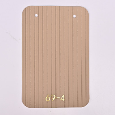 Стеновая панель CROWN 69-4 Кожа Кремовая - 2800-1220-5 мм