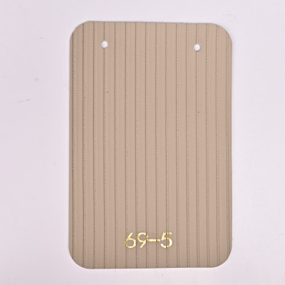Стеновая панель CROWN 69-5 Кожа Жемчужная - 2800-1220-5 мм