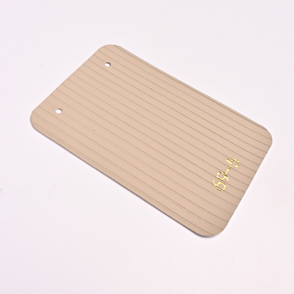 Стеновая панель CROWN 69-5 Кожа Жемчужная - 2800-1220-5 мм