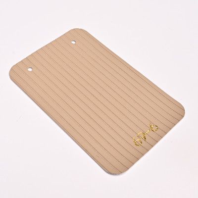 Стеновая панель CROWN 69-6 Кожа Бежевая - 2800-1220-5 мм