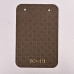Стеновая панель CROWN 70-10 Кожа Космический Чёрный - 2800-1220-5 мм