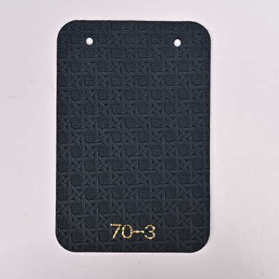 Стеновая панель CROWN 70-3 Кожа Синяя - 2800-1220-5 мм