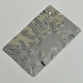 Стеновая панель Big chrome water водная рябь - 3000*1220*5 мм