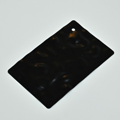 Стеновая панель Matt black water водная рябь - 2800*1220*5 мм