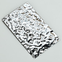 Стеновая панель Chrome water водная рябь - 2800*1220*5 мм