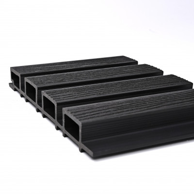 Реечная стеновая панель Чёрное дерево 218*26*3000 SH-WPCSG-30