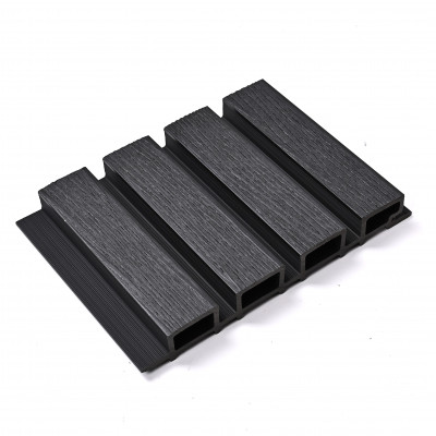 Реечная стеновая панель Чёрное дерево 218*26*3000 SH-WPCSG-30