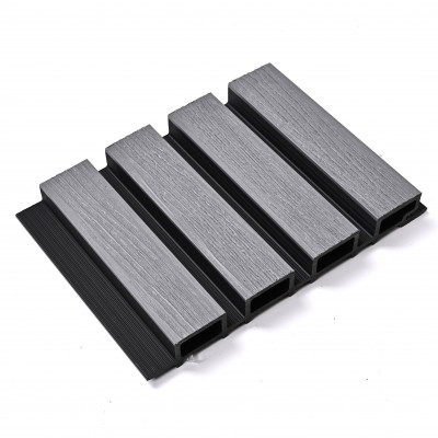 Реечная стеновая панель Морёный дуб 218*26*3000 SH-WPCSG-31