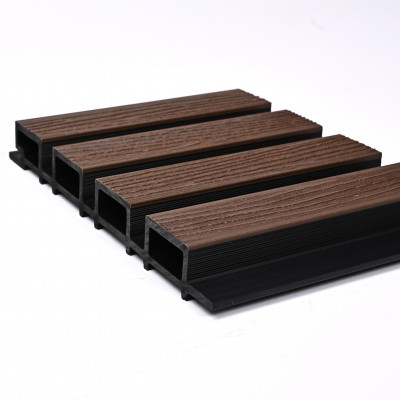 Реечная стеновая панель Шоколадный орех 218*26*3000 SH-WPCSG-32