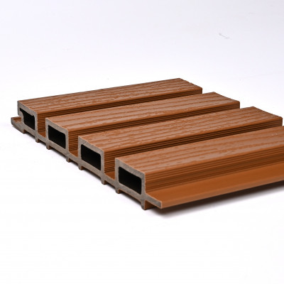 Реечная стеновая панель Золотой Тик 220*25*3000 SH-WPCSG-37