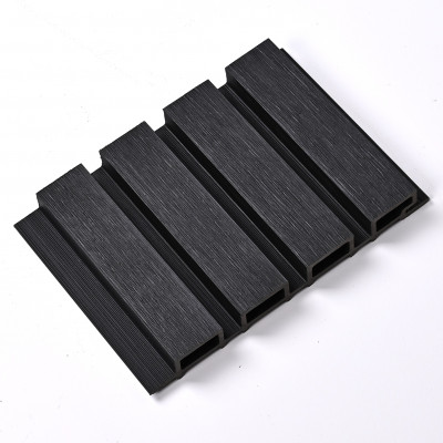 Реечная стеновая панель Чёрное дерево 218*26*3000 SH-WPCSG-45