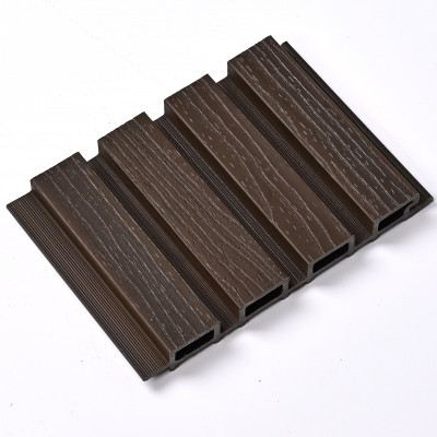 Реечная стеновая панель Грецкий орех 220*25*3000 SH-WPCSG-46