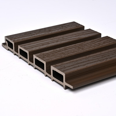 Реечная стеновая панель Грецкий орех 220*25*3000 SH-WPCSG-46