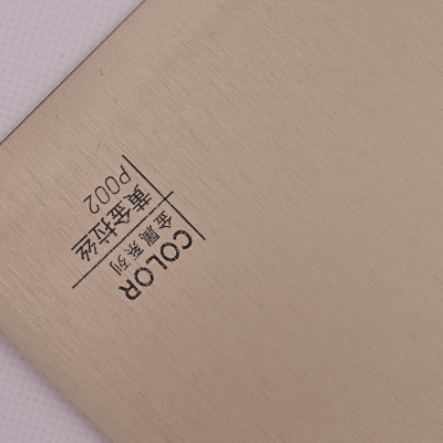 Стеновая панель ECO P002 металл Светлая бронза - 2800*1220*5 мм