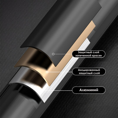 Профиль торцевой алюминиевый для панелей 5 мм латунь 4785-88