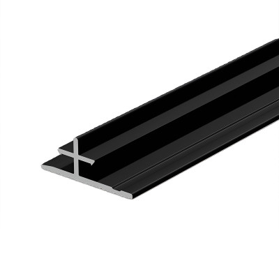 Профиль соединительный алюминиевый для скрытого монтажа панелей 8 мм черный 6153-88