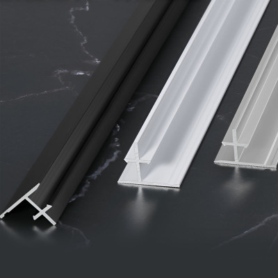 Профиль соединительный алюминиевый для скрытого монтажа панелей 8 мм черный 6153-88