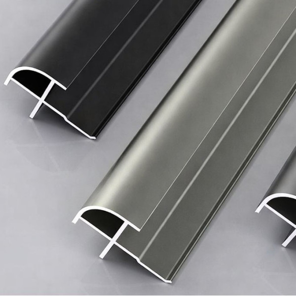 Профиль угловой внешний алюминиевый для панелей 8 мм черный 14599-88