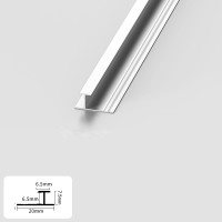 Профиль соединительный алюминиевый для панелей 6 мм серебристый 4830-88