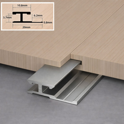 Профиль соединительный алюминиевый для скрытого монтажа панелей 8 мм серый 14596-88
