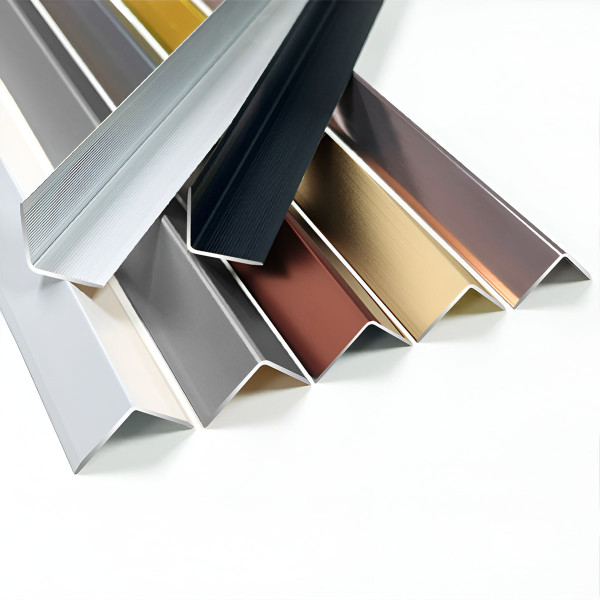 Профиль наличник угловой внешний алюминиевый для панелей 8 мм серый 14590-88