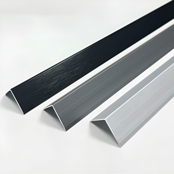 Профиль наличник угловой внешний алюминиевый для панелей 8 мм серый 14590-88