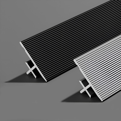 Профиль соединительный алюминиевый для скрытого монтажа панелей 8 мм черный 6153-88